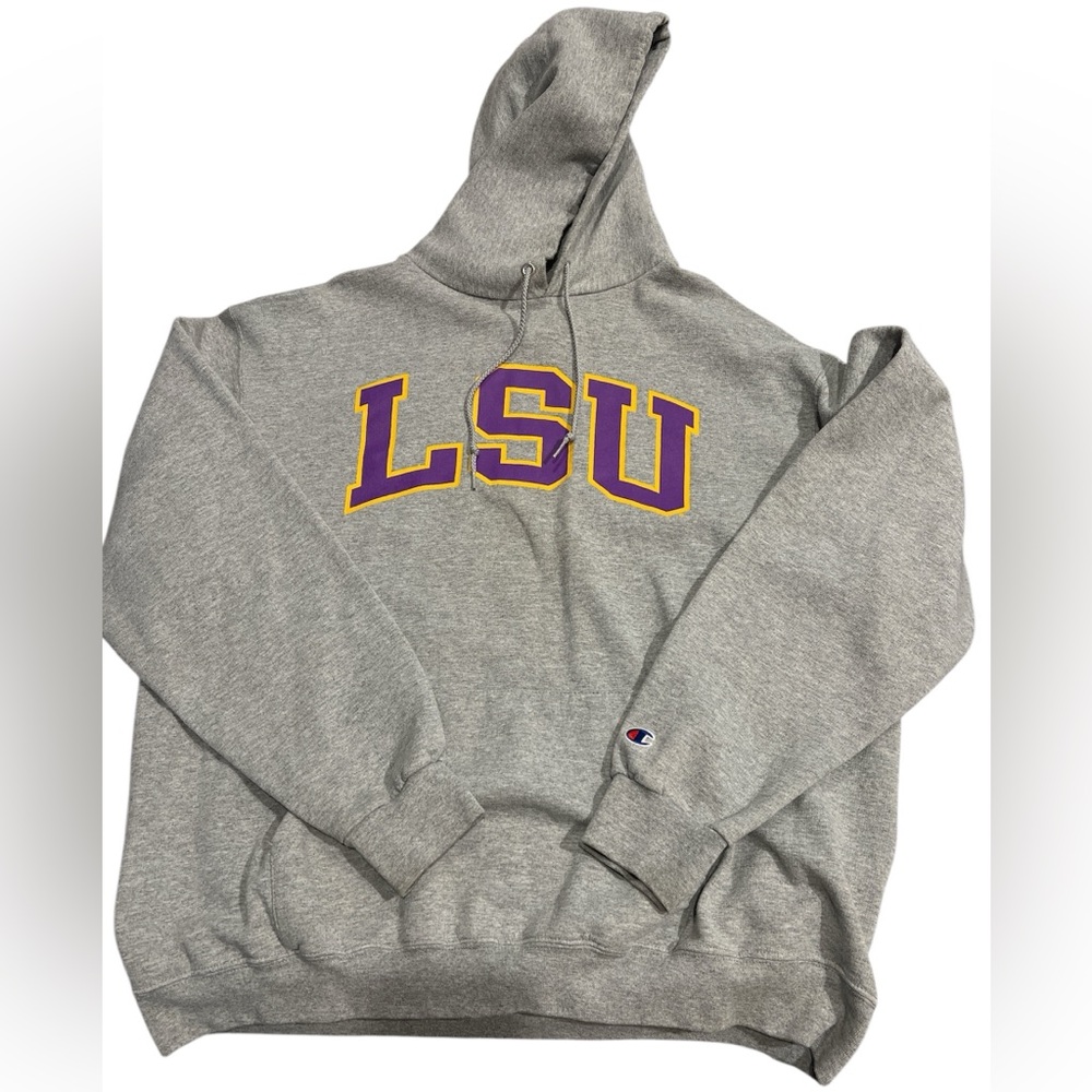 LSU Champion hoodie Y2K size XL kangaroo pockets